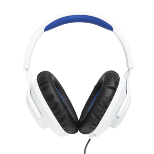 JBL Quantum 100P Console, white/blue - Headset