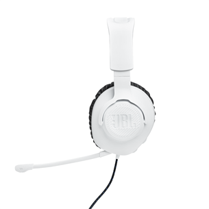 JBL Quantum 100P Console, white/blue - Headset