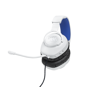 JBL Quantum 100P Console, white/blue - Headset