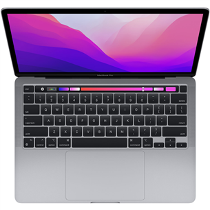 Apple MacBook Pro 13'' (2022), M2 8C/10C, 8 GB, 256 GB, SWE, kosmosehall - Sülearvuti