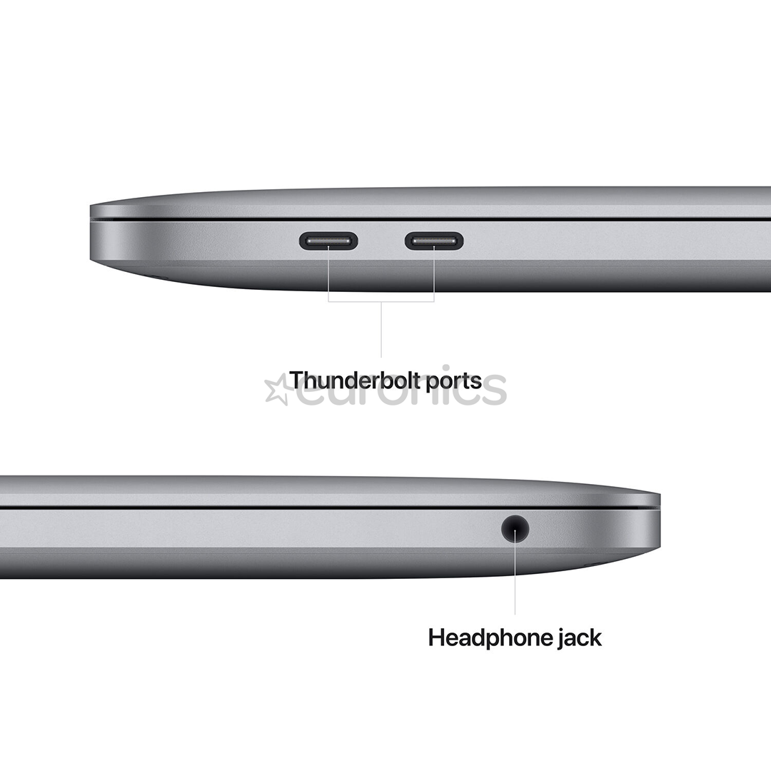 Apple MacBook Pro 13'' (2022), M2 8C/10C, 8 GB, 256 GB, SWE, kosmosehall - Sülearvuti