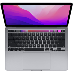 Apple MacBook Pro 13'' (2022), M2 8C/10C, 8 ГБ, 256 ГБ, RUS, серый космос - Ноутбук