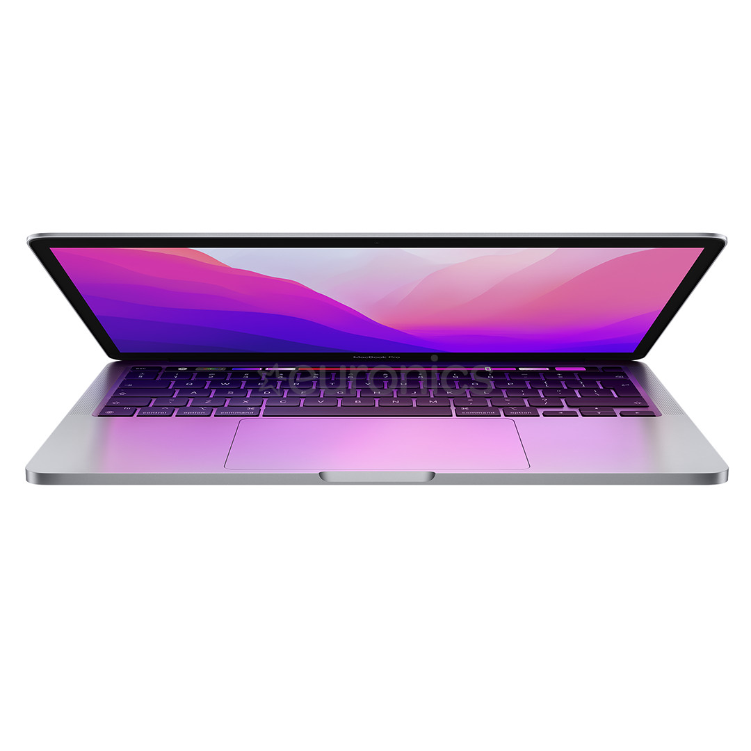 Apple MacBook Pro 13'' (2022), M2 8C/10C, 8 ГБ, 256 ГБ, ENG, серый космос - Ноутбук