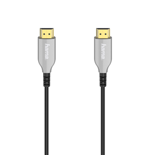 Hama Optical, 4K, gold-plated, 10m, silver - HDMI 2.0b Cable