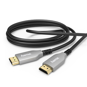 Hama Optical, 4K, gold-plated, 10m, silver - HDMI 2.0b Cable