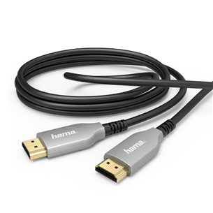 Hama Optical, 4K, позолоченный, 10 м, серебристый - Кабель HDMI 2.0b