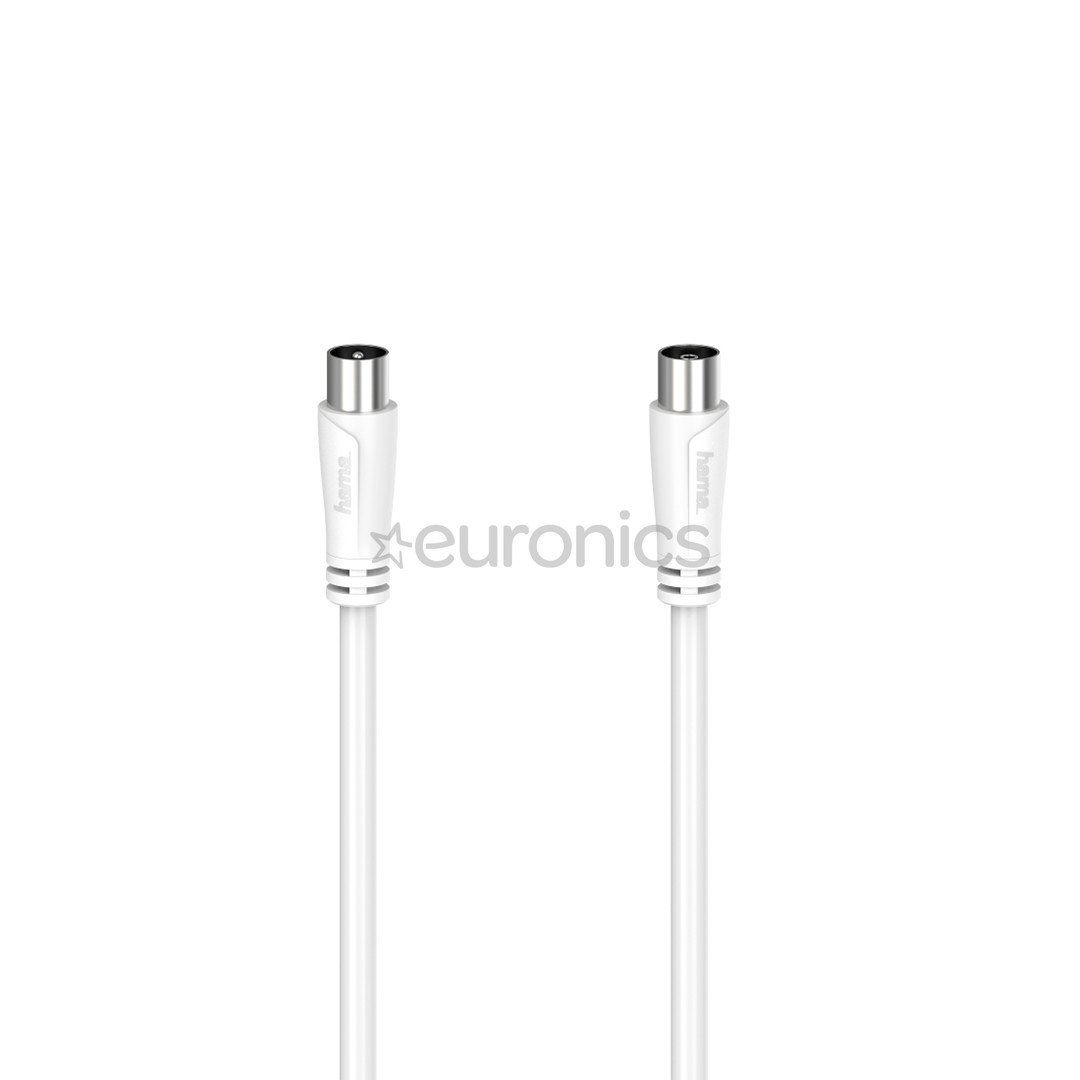 Hama 90dB 1,5m, valge - Antennikaabel