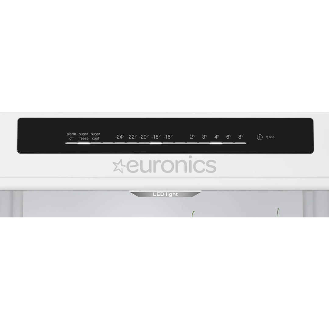 Bosch, NoFrost, 363 L, height 203 cm, black inox - Refrigerator