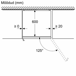 Bosch, NoFrost, 363 L, height 203 cm, black inox - Refrigerator