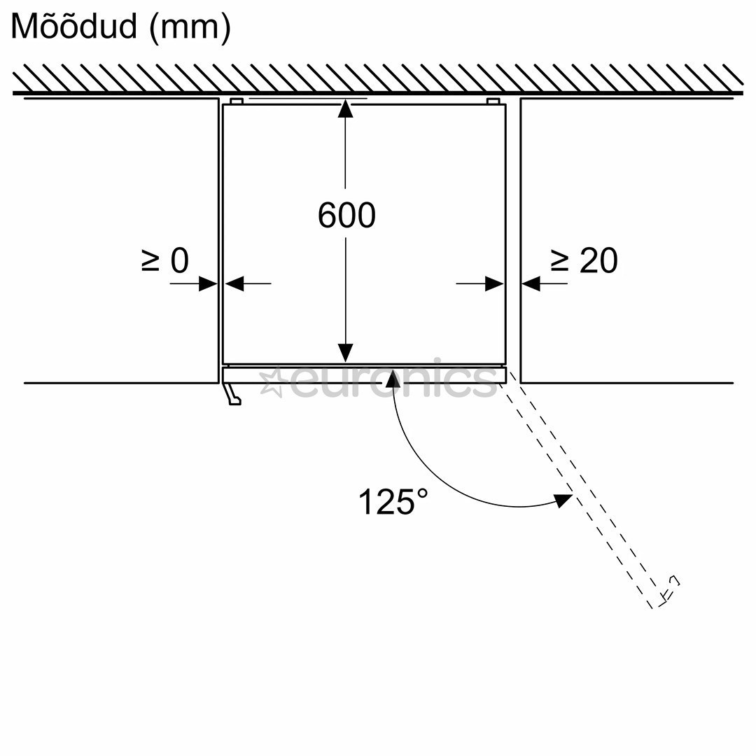 Bosch, NoFrost, 363 L, height 203 cm, black inox - Refrigerator