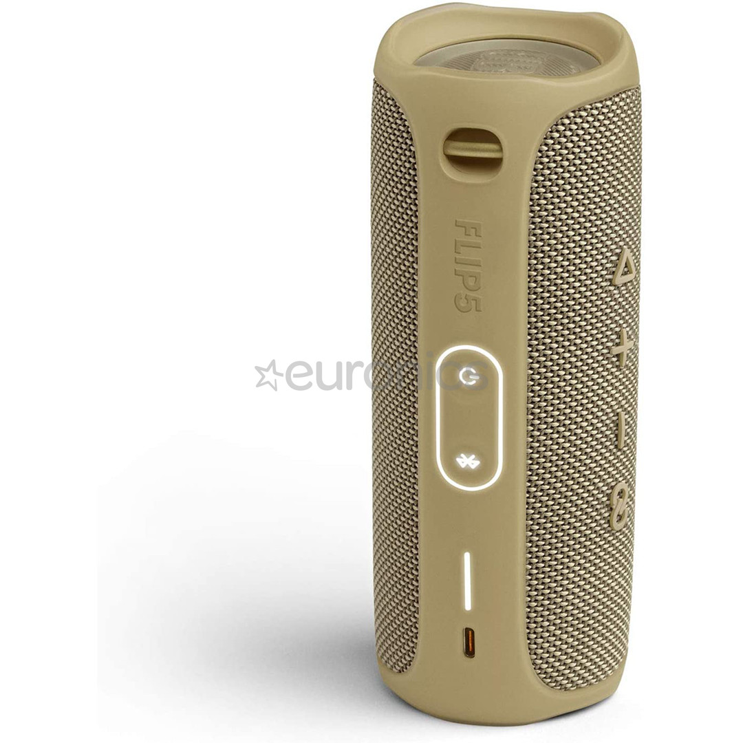 JBL Flip 5, песочный - Портативная беспроводная колонка