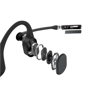 Shokz Opencomm, black - Open-ear Wireless Headphones