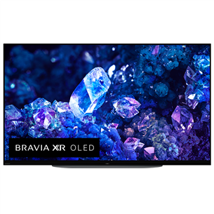 Sony Bravia XR A90K, 48", 4K UHD, OLED, central stand, black - TV