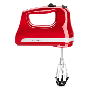 KitchenAid, 6 speeds, red - Hand Mixer