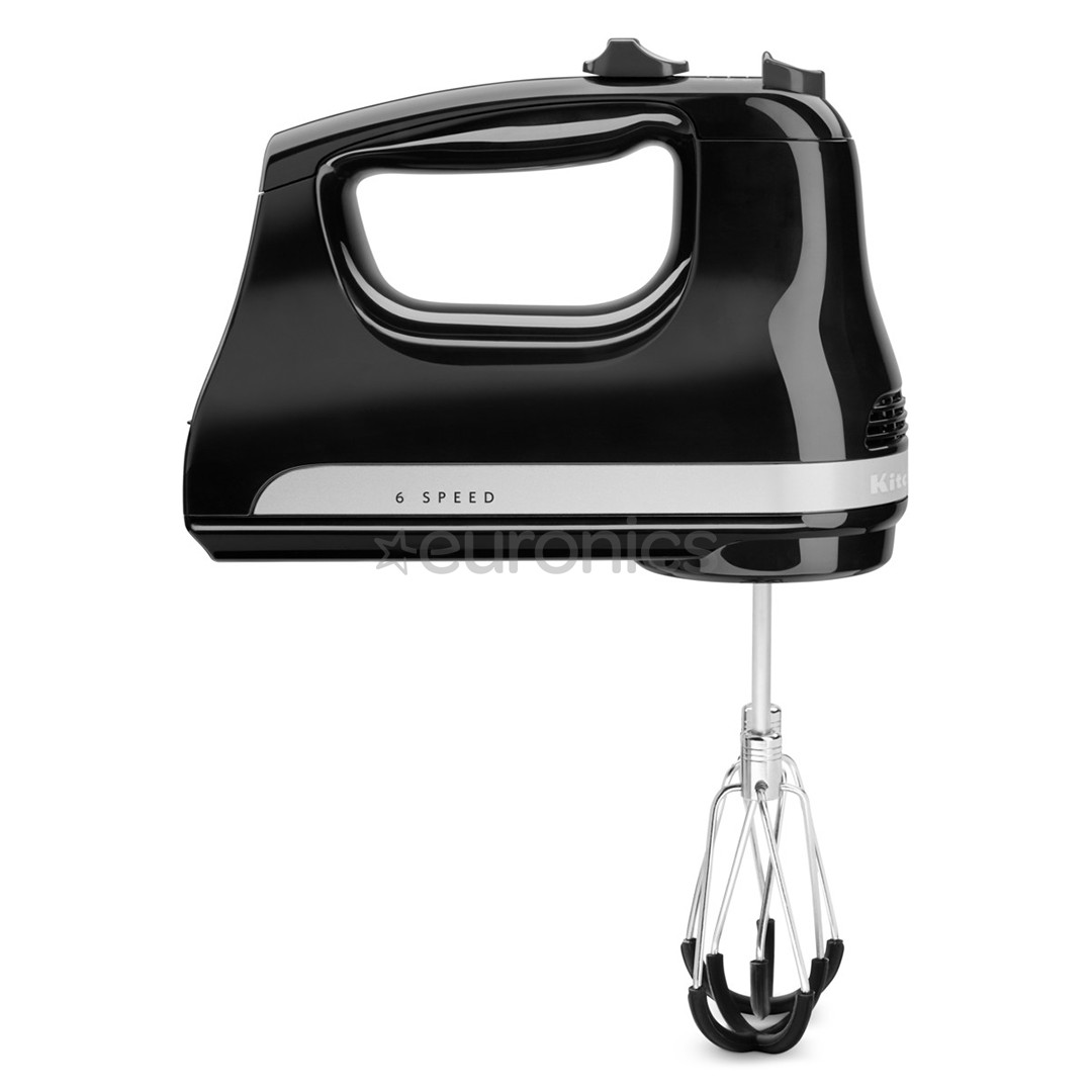 KitchenAid, 60 W, black - Hand Mixer