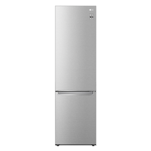 LG, NoFrost, 384 L, height 203 cm, inox - Refrigerator