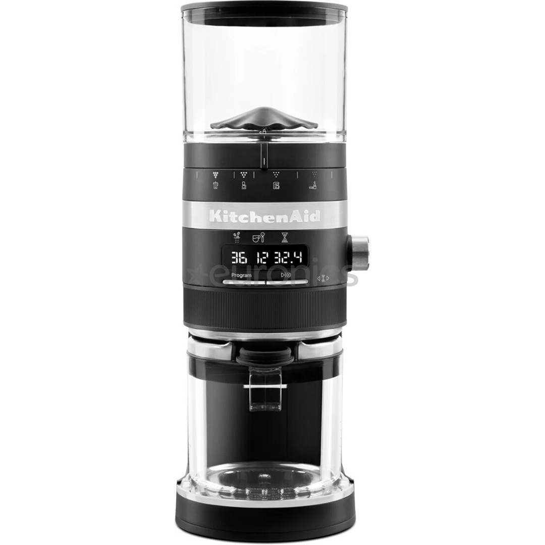 KitchenAid Artisan, 1500 Вт, матовый черный - Кофемолка