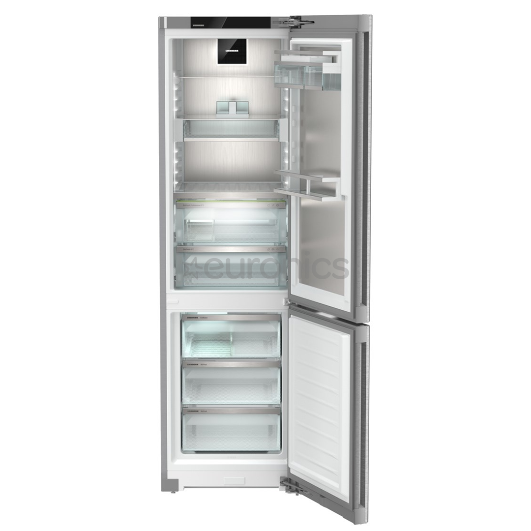 Liebherr, NoFrost, 363 L, kõrgus 202 cm, roostevaba teras - Külmik
