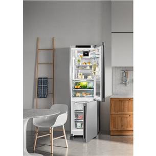 Liebherr, NoFrost, 363 L, height 202 cm, inox - Refrigerator