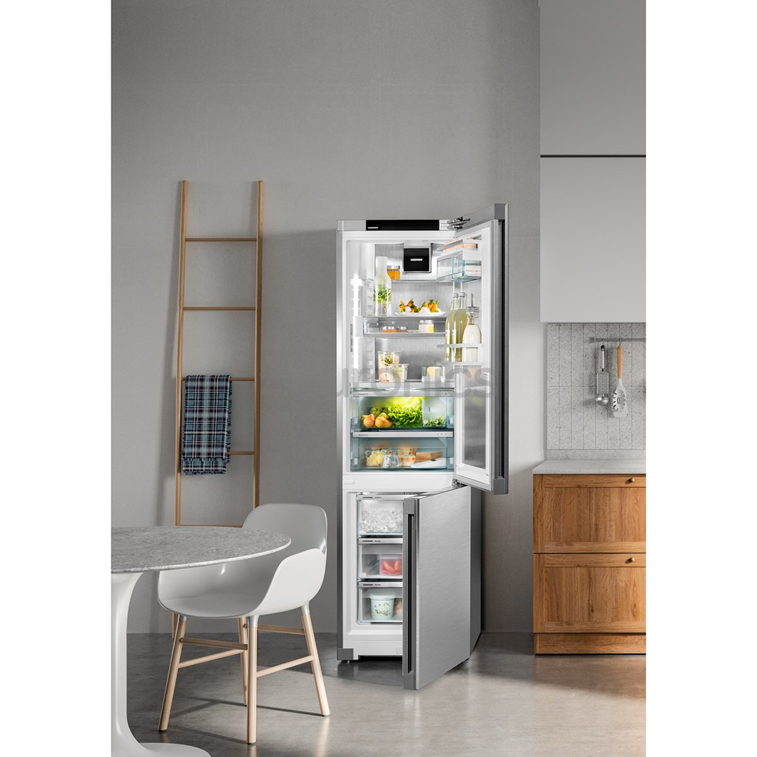 Liebherr, NoFrost, 363 L, kõrgus 202 cm, roostevaba teras - Külmik