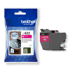 Brother LC422BK, magenta- Ink cartridge LC422M