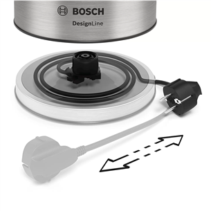 Bosch DesignLine, 1.7 L, stainless steel - Kettle