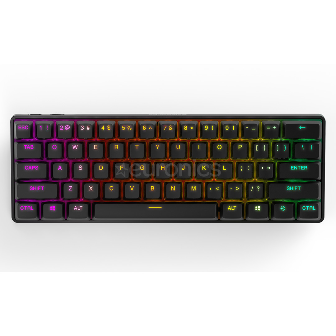 Steelseries Apex Pro Mini Wireless, US, must - Juhtmevaba mehaaniline klaviatuur