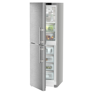 Liebherr, NoFrost, 314 L, height 186 cm, silver - Refrigerator