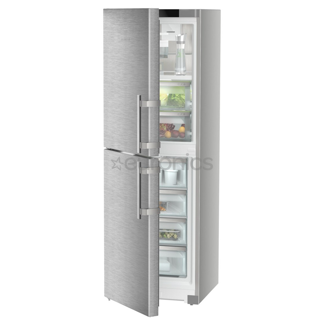 Liebherr, NoFrost, 314 L, height 186 cm, silver - Refrigerator