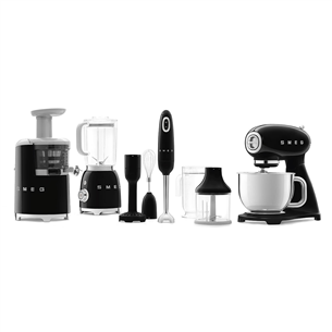 Smeg, 50's style, 700 W, black - Hand Blender