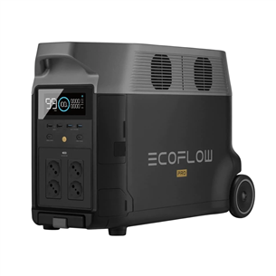 EcoFlow Delta Pro, must - Kaasaskantav akujaam