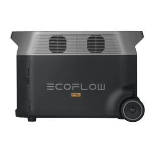 EcoFlow Delta Pro, must - Kaasaskantav akujaam