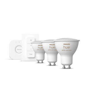 Philips Hue Starter Kit, GU10, 3 tk, valge - Nutivalgusti komplekt