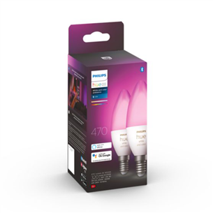 Philips Hue White and Color, E14, 2 tk, värviline - Nutivalgusti