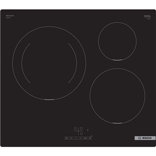 Bosch seeria 4, laius 59,2 cm, raamita, must - Integreeritav induktsioonpliidiplaat PUJ611BB5E