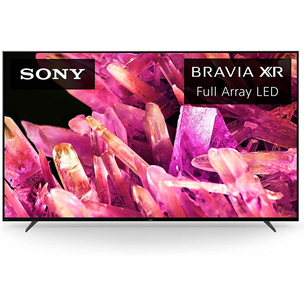 Sony Bravia XR X93K, 75", 4K UHD, LED LCD, боковые ножки, черный - Телевизор