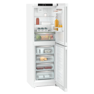 Liebherr, NoFrost, 319 L, height 186 cm, white - Refrigerator