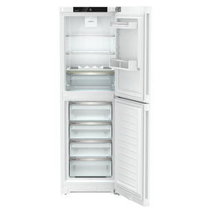 Liebherr, NoFrost, 319 L, height 186 cm, white - Refrigerator