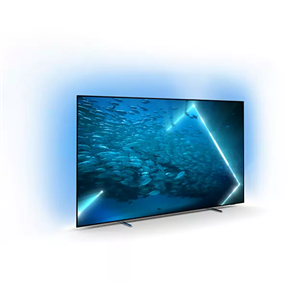 Philips OLED707, 48", 4K UHD, OLED, jalad äärtes, hall - Teler