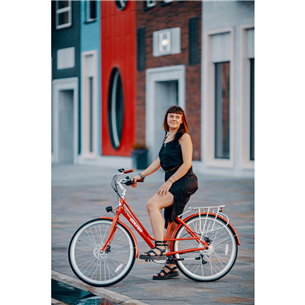 OOLTER ETTA, S, punane - Elektriline jalgratas