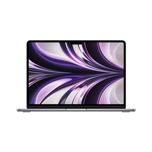 Apple MacBook Air 13 (2022), M2 8C/8C, 8GB, 256GB, SWE, space gray - Notebook MLXW3KS/A