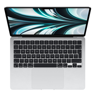 Apple MacBook Air 13" (2022), M2 8C/8C, 8 GB, 256 GB, SWE, hõbedane - Sülearvuti