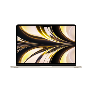 Apple MacBook Air 13 (2022), M2 8C/8C, 8GB, 256GB, SWE, kuldne - Sülearvuti MLY13KS/A