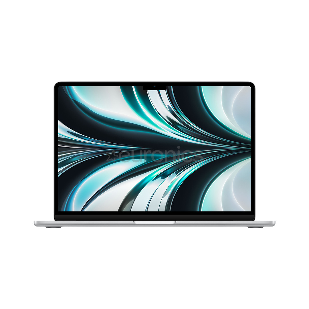 Apple MacBook Air 13 (2022), M2 8C/8C, 8 ГБ, 256 ГБ, ENG, серебристый - Ноутбук