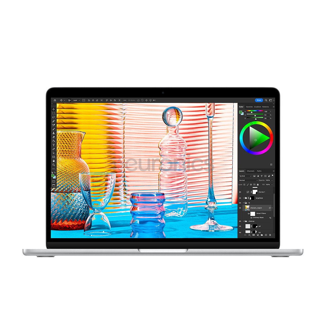 Apple MacBook Air 13 (2022), M2 8C/8C, 8 ГБ, 256 ГБ, ENG, серебристый - Ноутбук