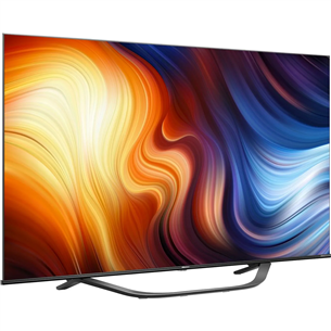 Hisense U7HQ, 65", 4K UHD, ULED, jalg keskel, must - Teler