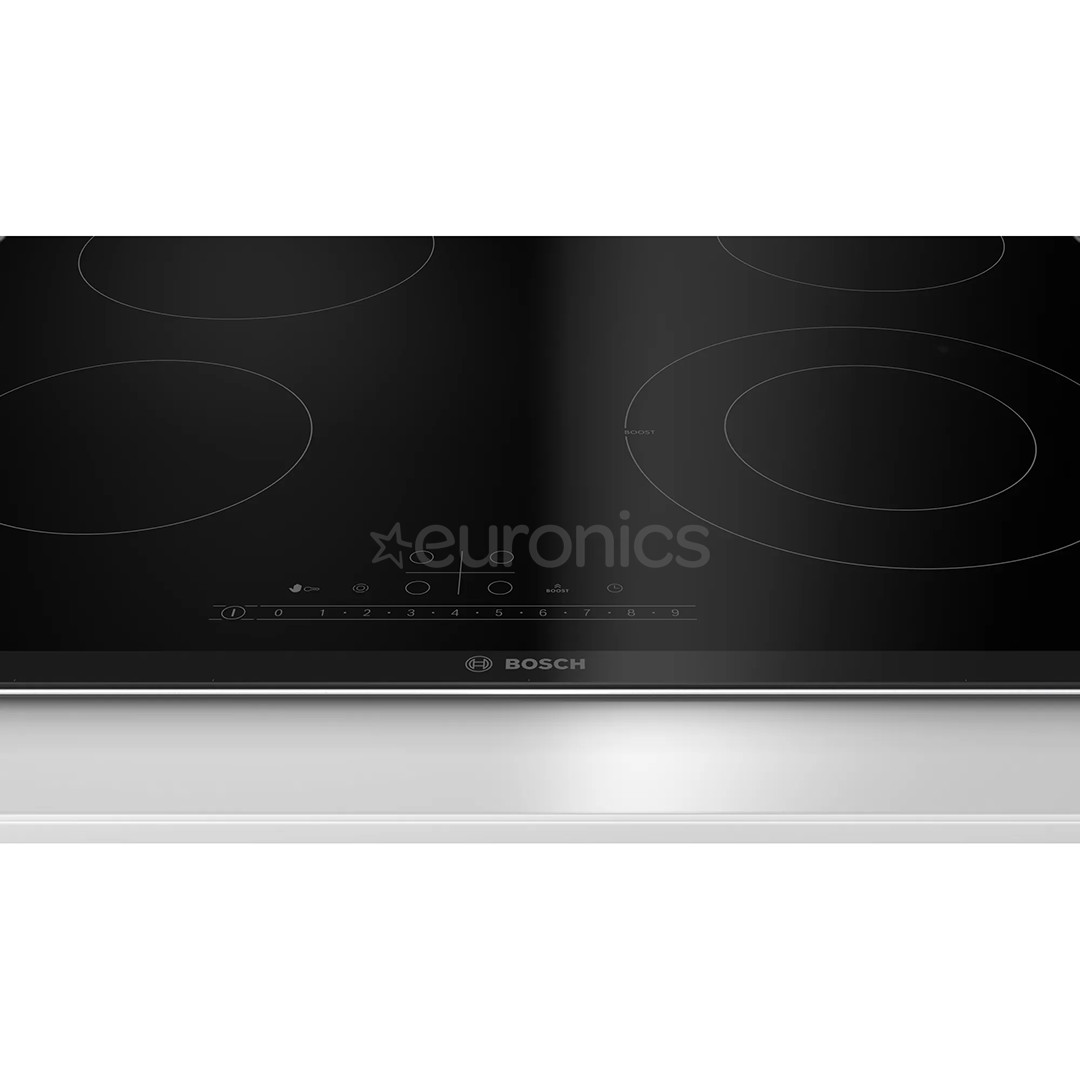 Bosch, laius 60,6 cm, terasraamiga, must - Integreeritav keraamiline pliidiplaat