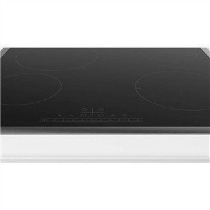 Bosch Serie 6, width 58.3 cm, steel frame, black - Built-in Ceramic Hob
