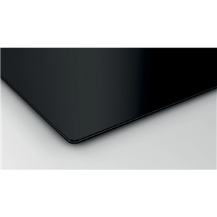 Bosch Serie 4, CombiZone, width 59.2 cm, frameless, black - Built-in Induction Hob