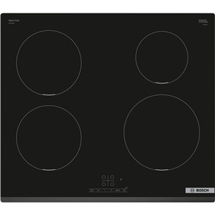 Bosch seeria 4, laius 59,2 cm, raamita, must - Integreeritav induktsioonpliidiplaat PIE631BB5E
